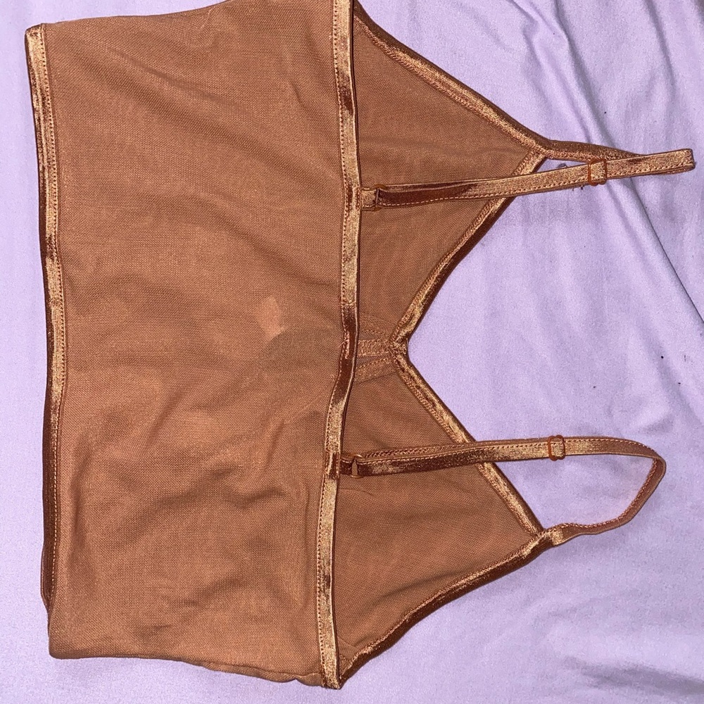 Rose gold top